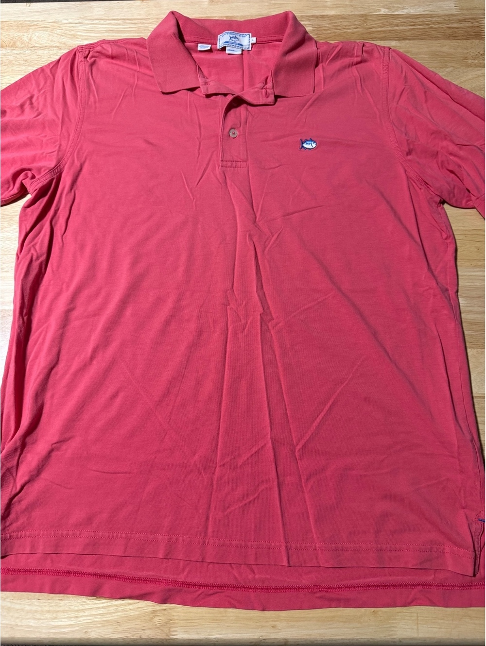 Southern Tide Sport Men’s Large Pink Original Fit Polo Shirt